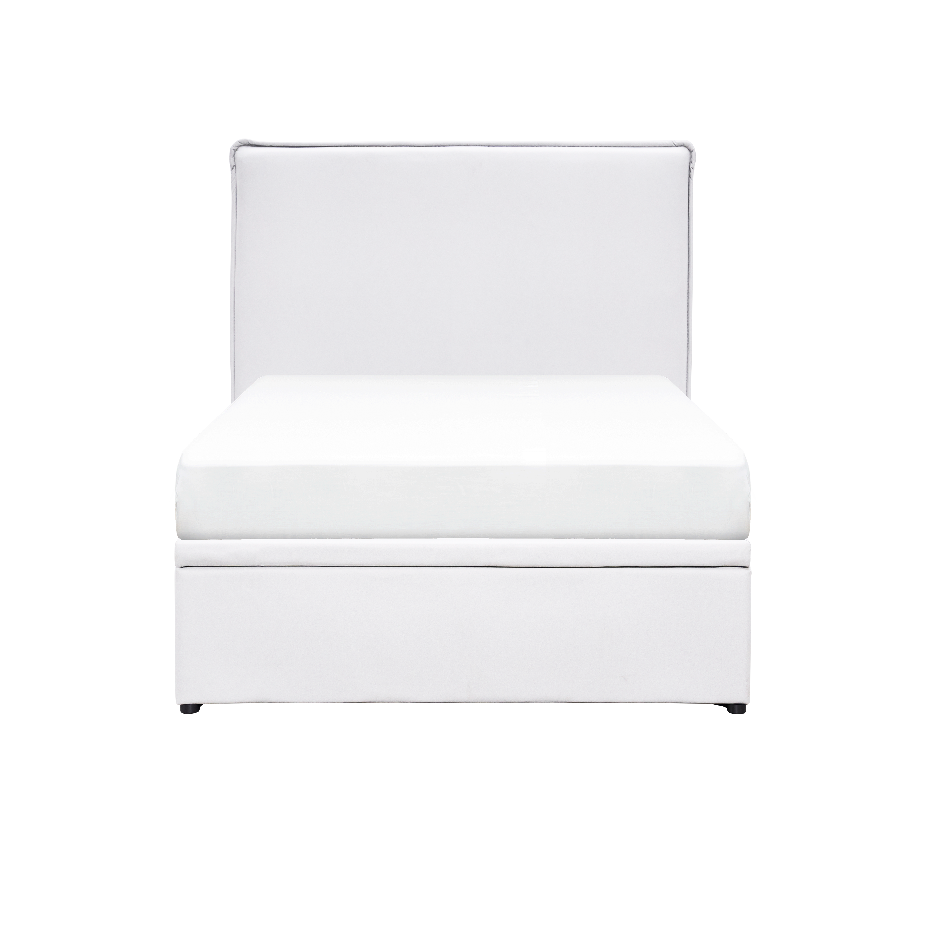 Arthur Super Single Storage Bed - Ivory (Pet Friendly)