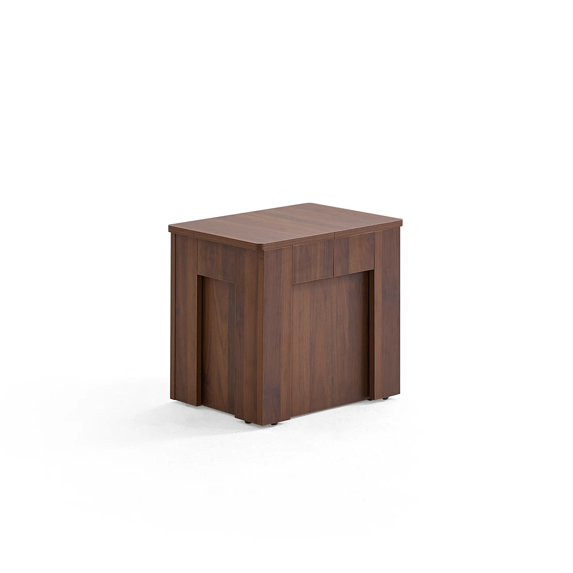 Flexi-Table Extendable Dining Table with Extendable Bench 0.4m-1.8m - Walnut - 19