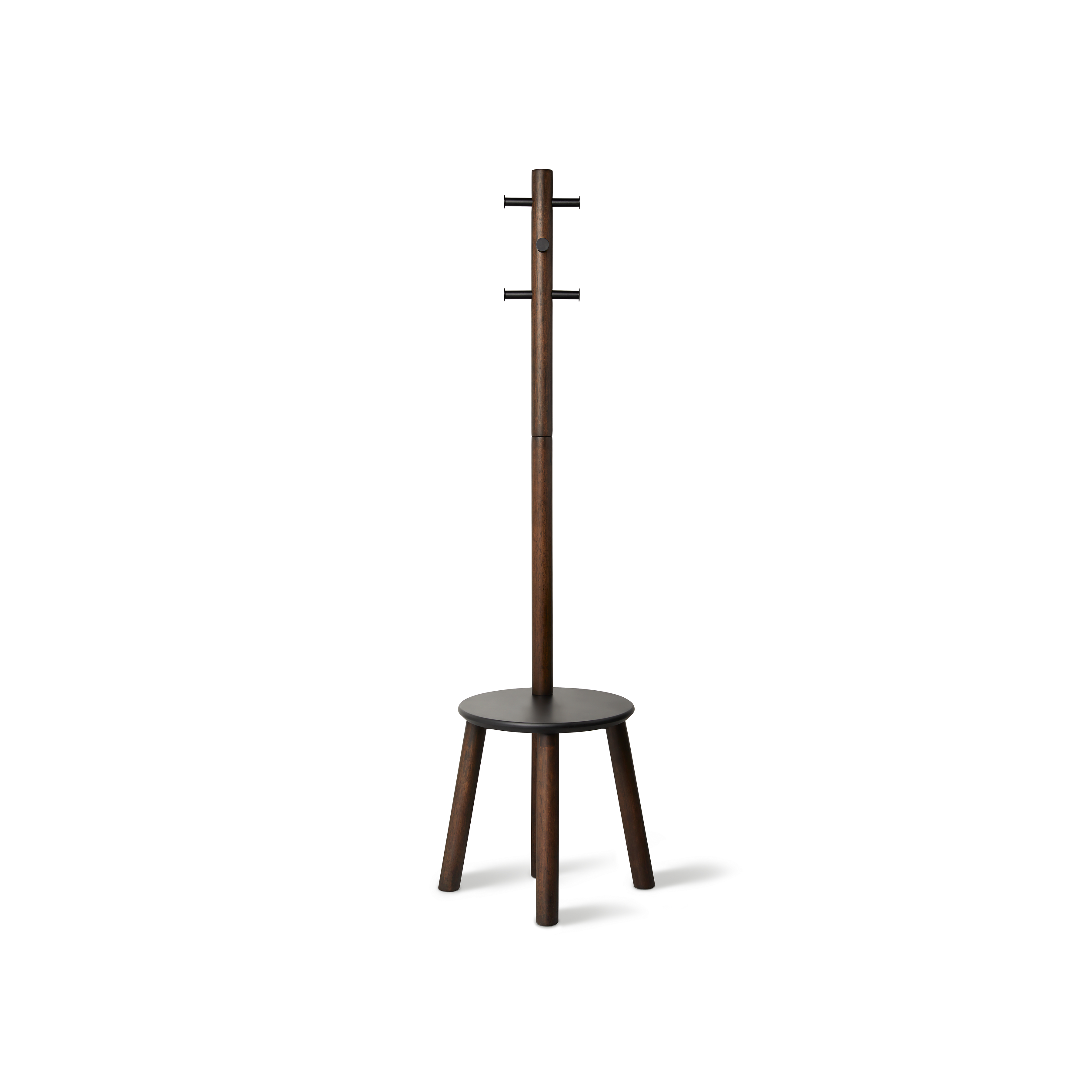 black walnut stool