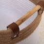 Ozzy Cotton Rope Storage Basket - Brown, White - 4