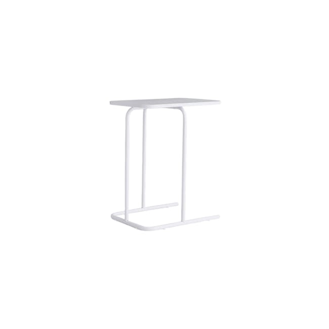 Dugo Side Table - White - 1