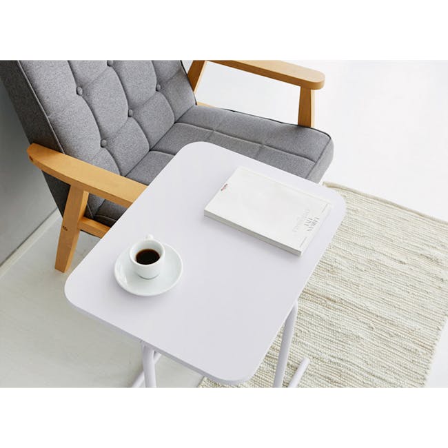 Dugo Side Table - White - 5