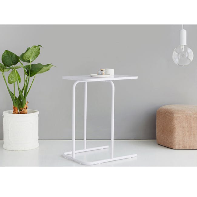 Dugo Side Table - White - 6