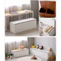 Benno Modular Storage Bench 0.8m - White - 7