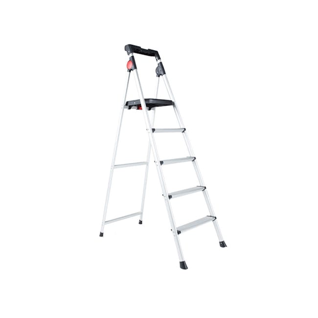 BOOMJOY 5-Step Ladder - Silver - 0