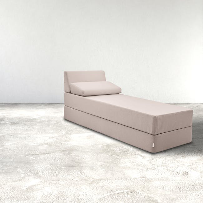 Britta Sofa Bed - Dusty Pink - 1
