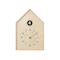 Birdhouse Clock - Natural