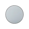 Loru Round Wall Mirror 60cm - Black