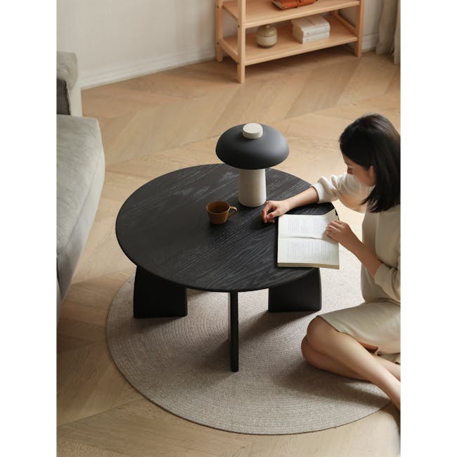 (As-is) Keith Round Coffee Table 0.8m - 15