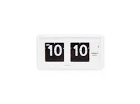 TWEMCO Table Clock - White