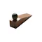 Cobie Wooden Door Stopper - Walnut, Black