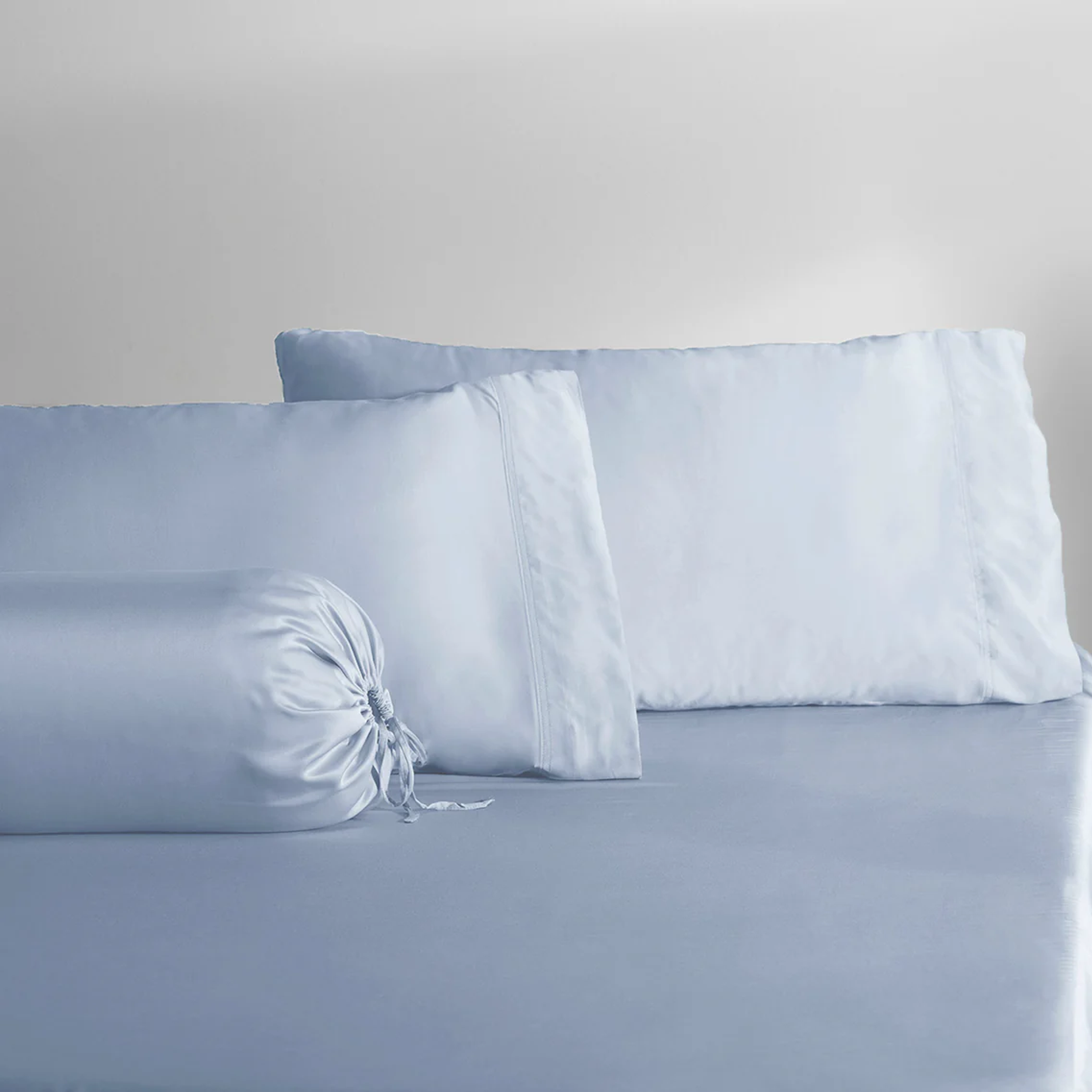 Robinsons Cool Bamboo Hotel Collection Fitted Sheet Set - Ice Blue (4 Sizes)