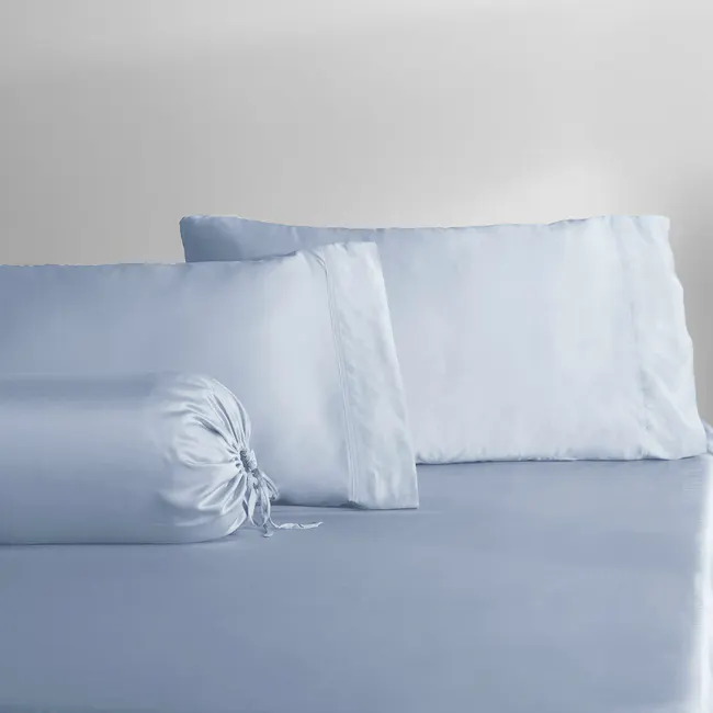 Robinsons Cool Bamboo Fitted Sheet Set Hotel Collection - Ice Blue (4 Sizes)