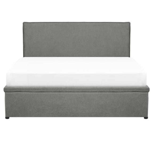 Arthur King Storage Bed - Urban Grey (Fabric) - 0