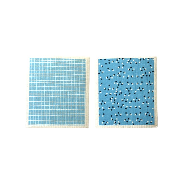 Ezi Dishcloth - Pattern Blue - 0