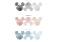 Urban Li'l Mickey Watercolour Motif Fabric Decal (3 Colours)