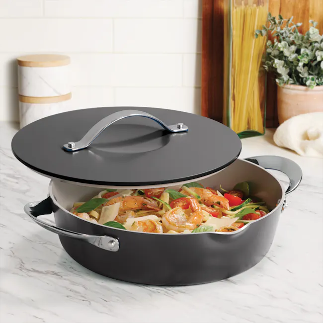 Tramontina Fiora 5 Pcs Multi-Purpose Pan Set - 28cm (Grey) - 2
