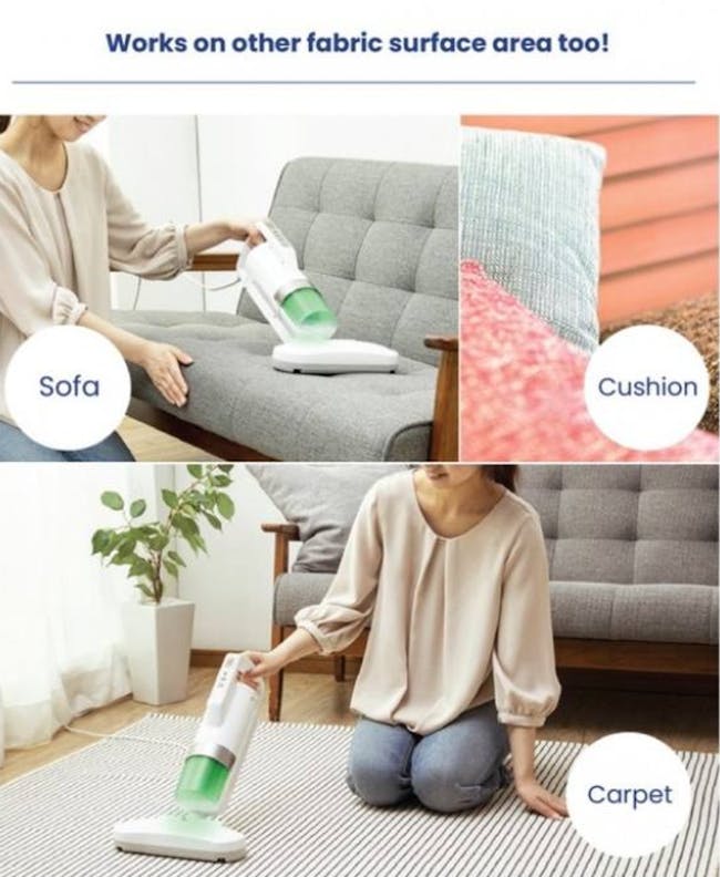 IRIS Ohyama Dust Mite Mattress/Furniture Vacuum Cleaner - Pink - 4