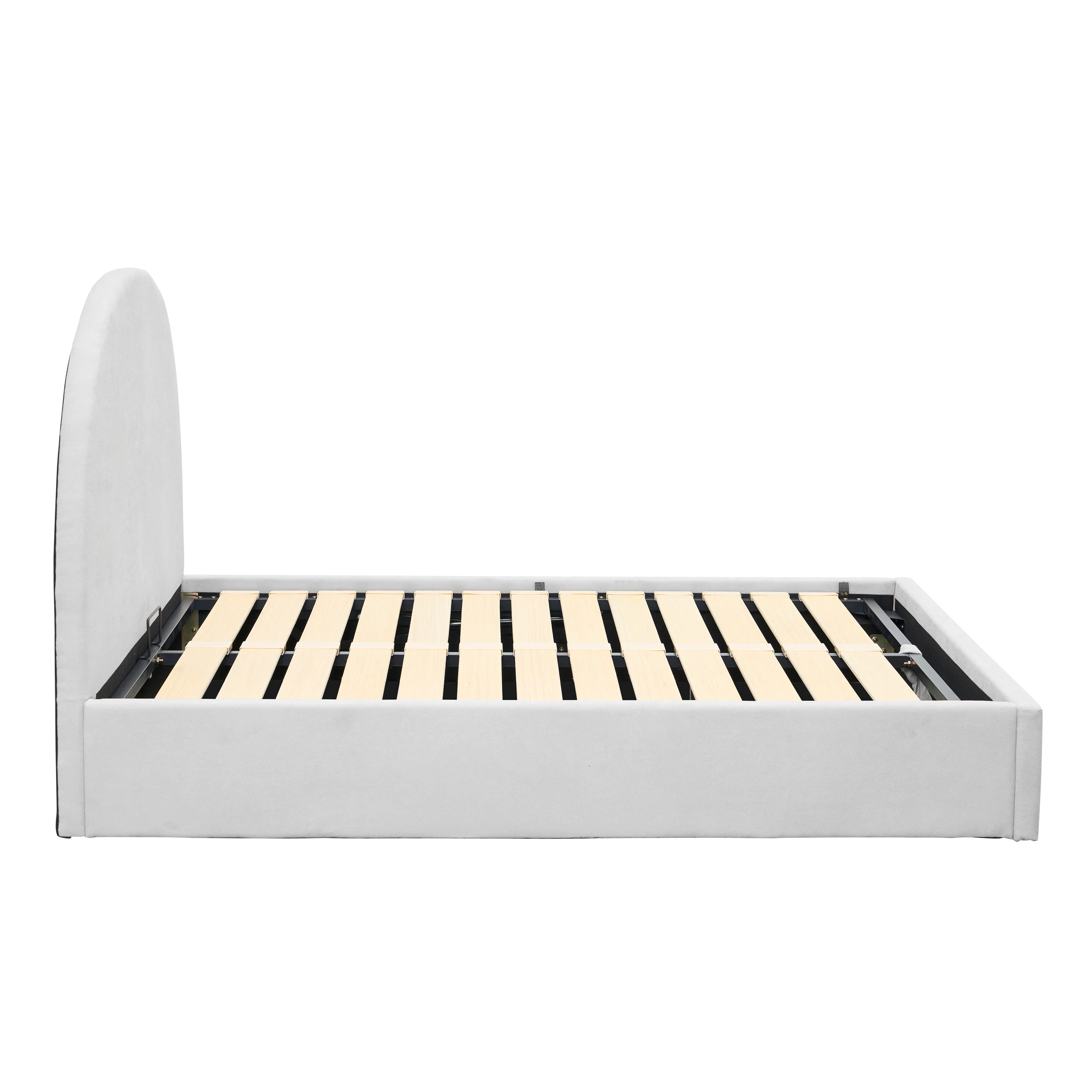 Aspen King Storage Bed - Ice Grey - 7