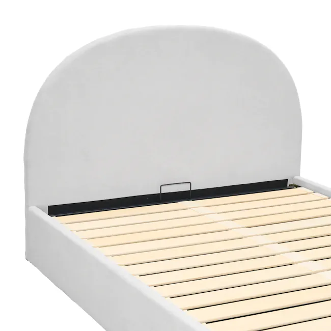 Aspen King Storage Bed - Ice Grey - 13