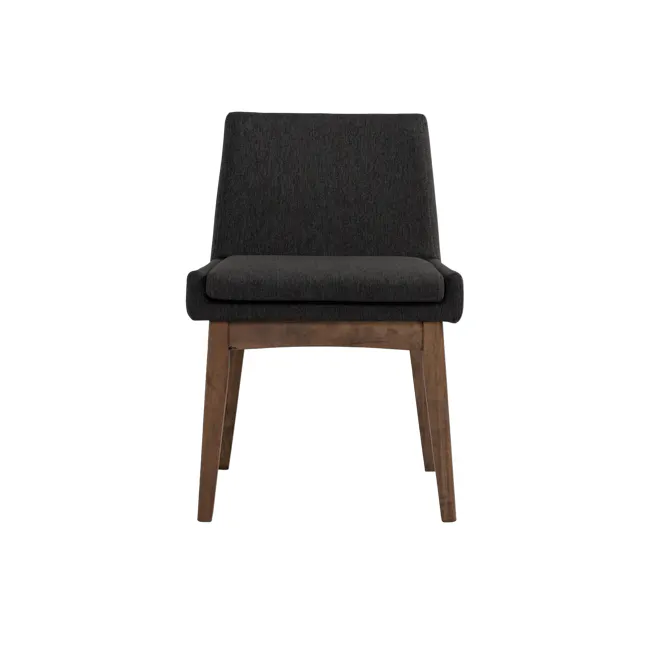 Fabian Dining Chair - Cocoa, Seal (Fabric) - 5