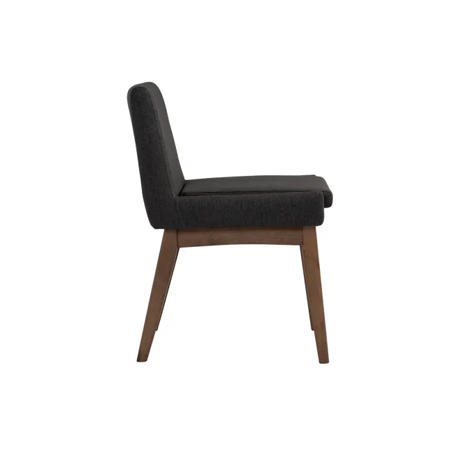 Fabian Dining Chair - Cocoa, Seal (Fabric) - 4