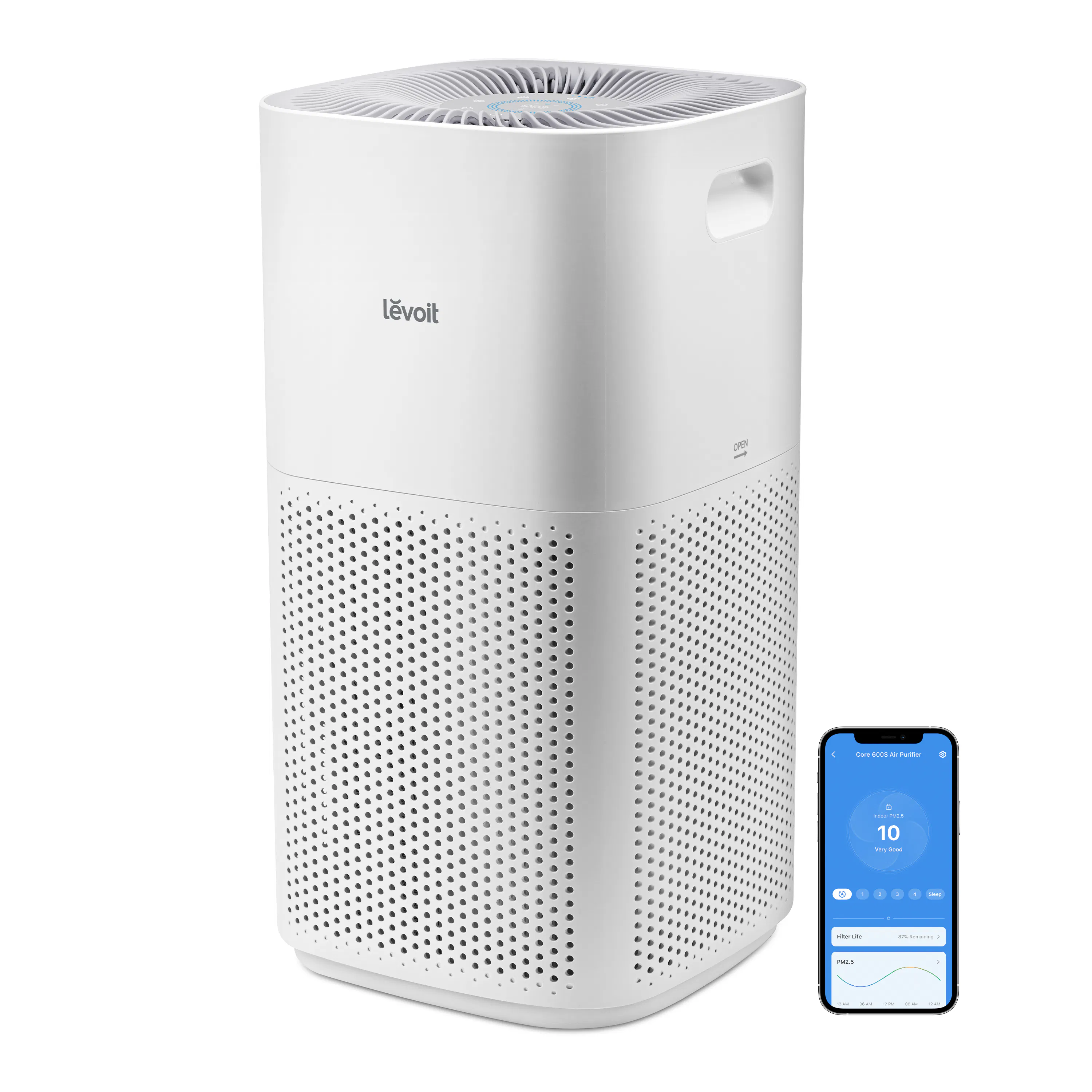 Levoit Core 600S Smart True HEPA Air Purifier - 9
