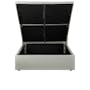 Arthur Super Single Storage Bed - Oslo Grey (Faux Leather) - 2