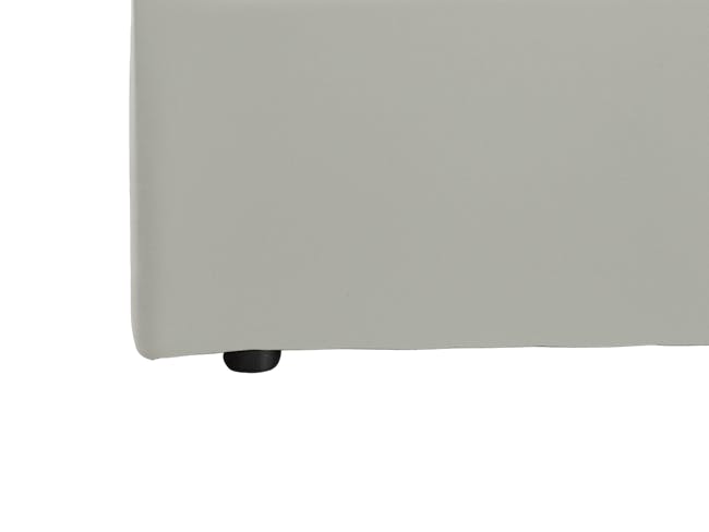 Arthur Super Single Storage Bed - Oslo Grey (Faux Leather) - 8