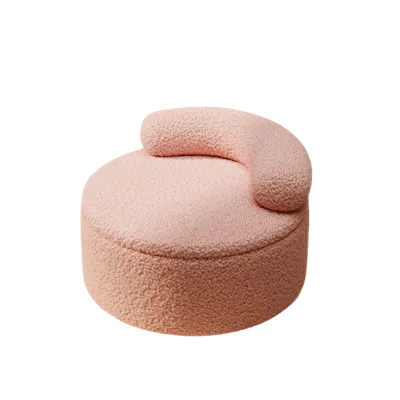 Loom Storage Pouf Stool - Pink