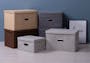 Leonard Fabric Storage Box - Slate - Medium - 5