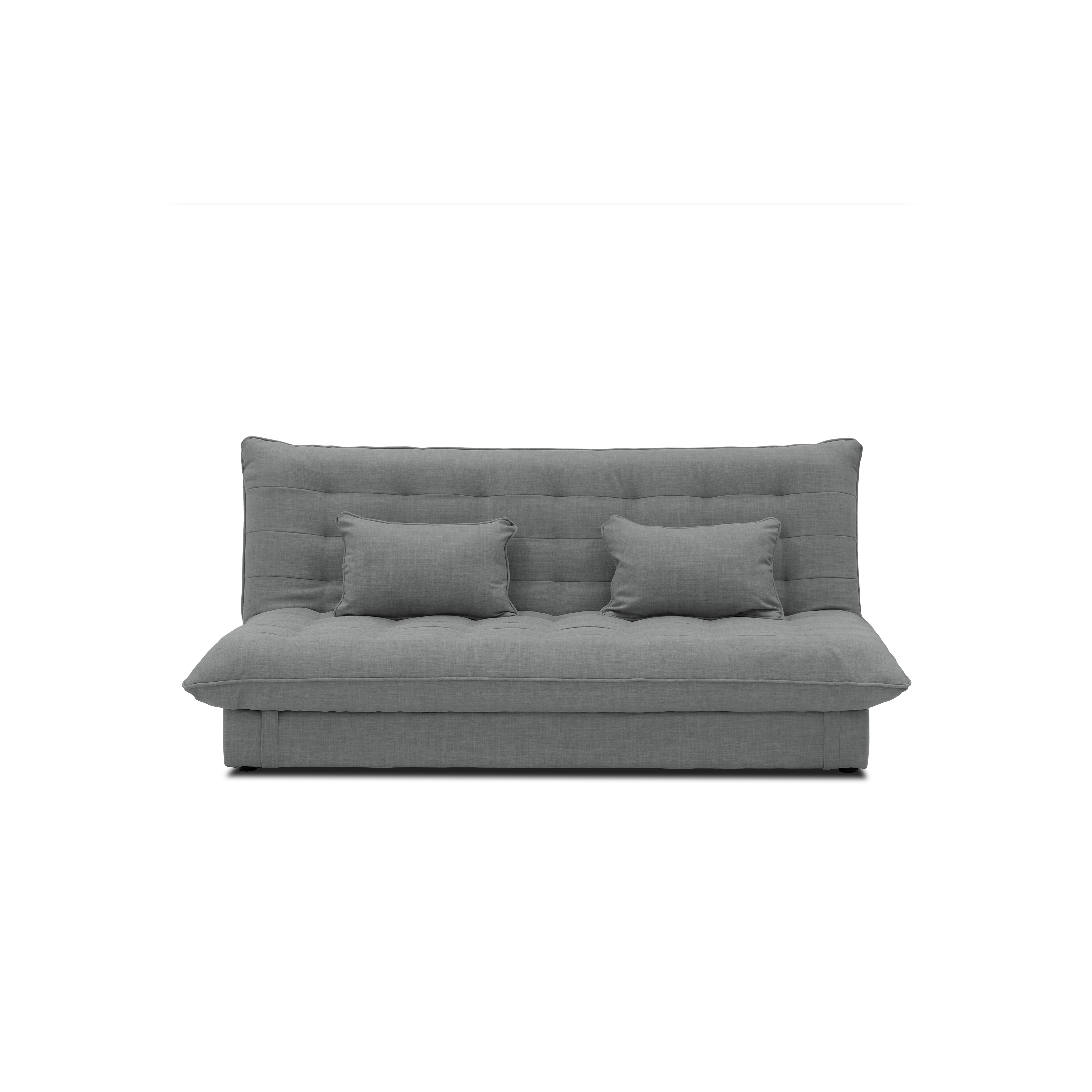 Tessa 3 Seater Storage Sofa Bed - Pewter Grey (Eco Clean Fabric)