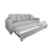 Vernon 3 Seater Sofa Bed - Ash Grey - 2