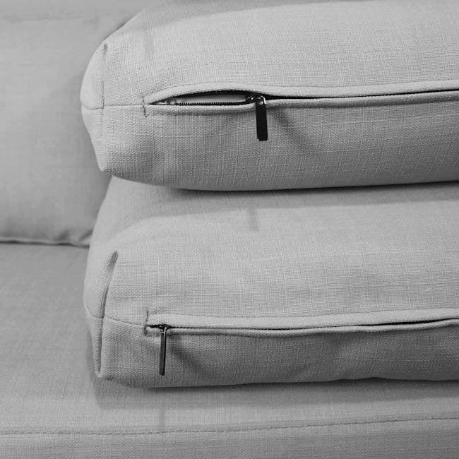 Vernon 3 Seater Sofa Bed - Ash Grey - 8