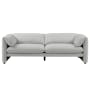 Artemis 3 Seater Sofa - Grey Boucle (Spill Resistant) - 0