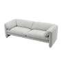 Artemis 3 Seater Sofa - Grey Boucle (Spill Resistant) - 2