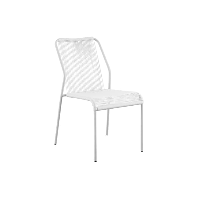 Kashton Outdoor Chair - White - 1