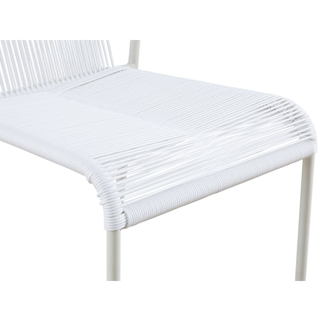 Kashton Outdoor Chair - White - 4