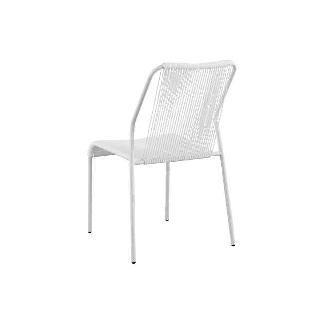 Kashton Outdoor Chair - White - 3