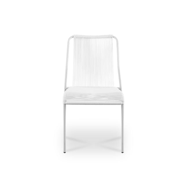 Kashton Outdoor Chair - White - 0