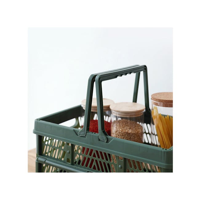 Kono Foldable Storage Basket 18L - Green - 2