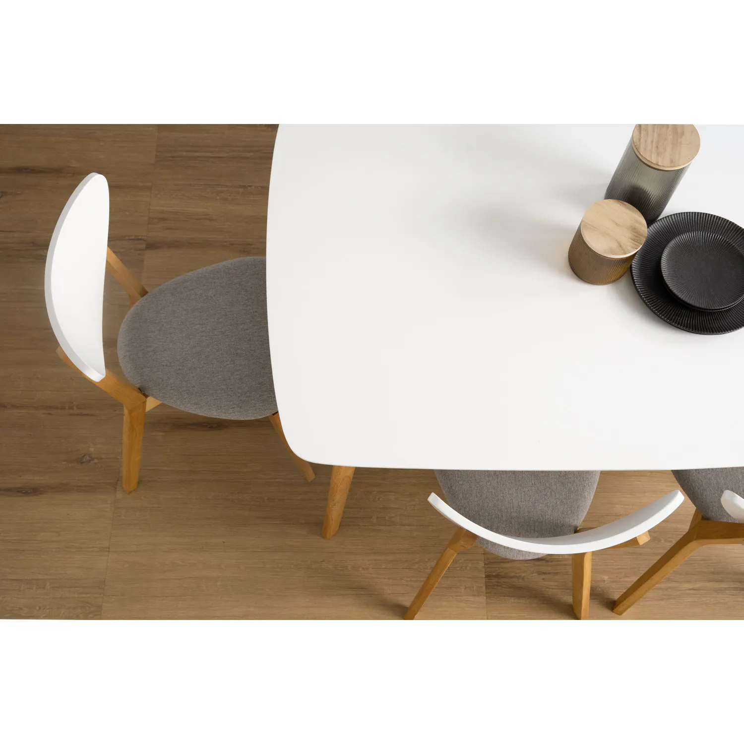 (As-is) Harold Dining Table 1.2m - Natural, White - 35 - 14