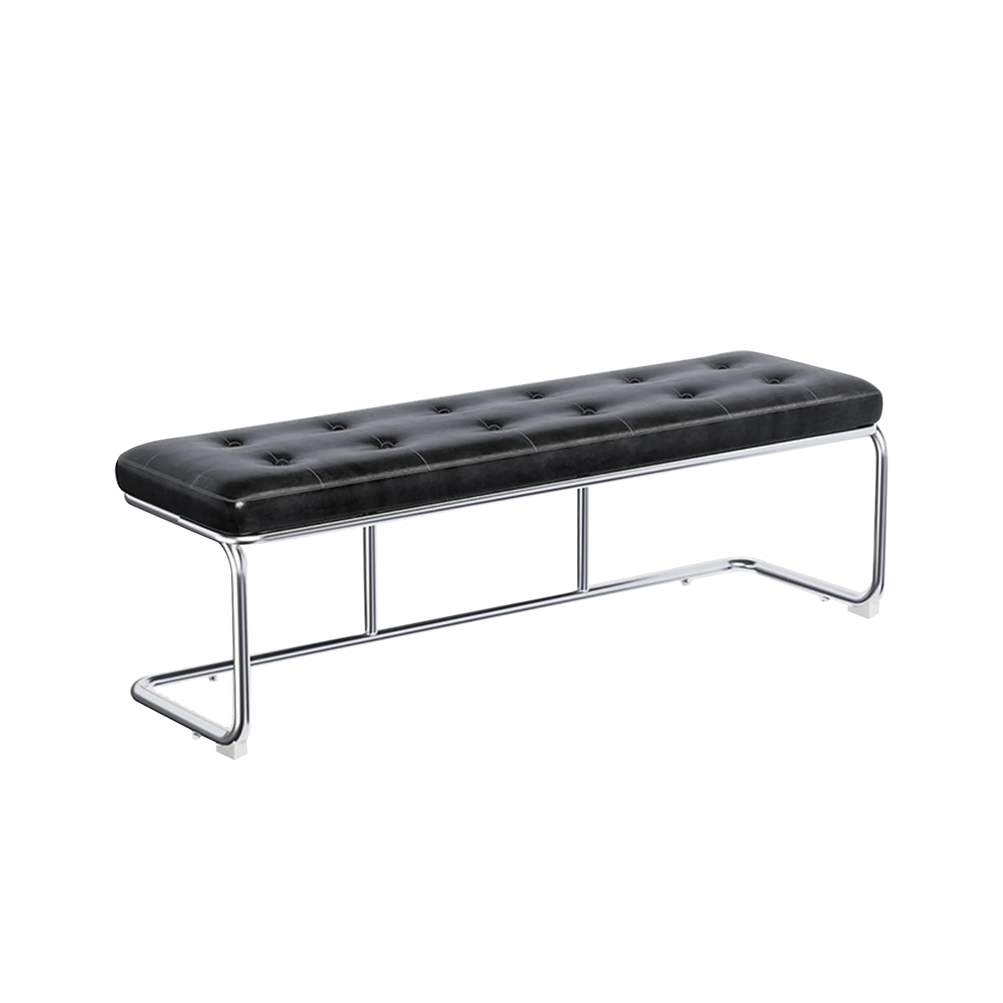 Marcello Bench 1.4m - Black (Faux Leather)