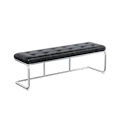 Marcello Bench 1.4m - Black (Faux Leather)