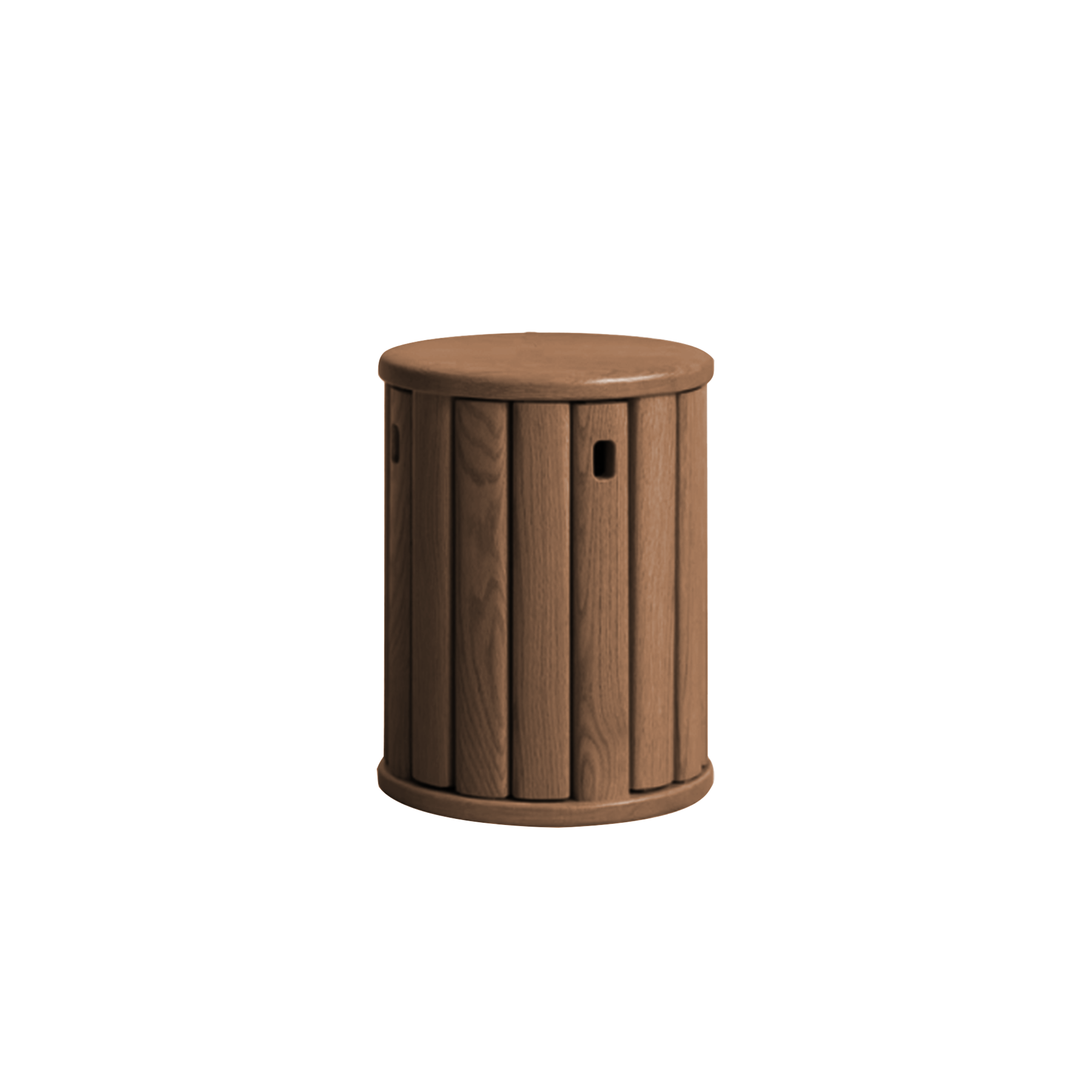 Coree Stackable Stool Set / Side Table - Walnut