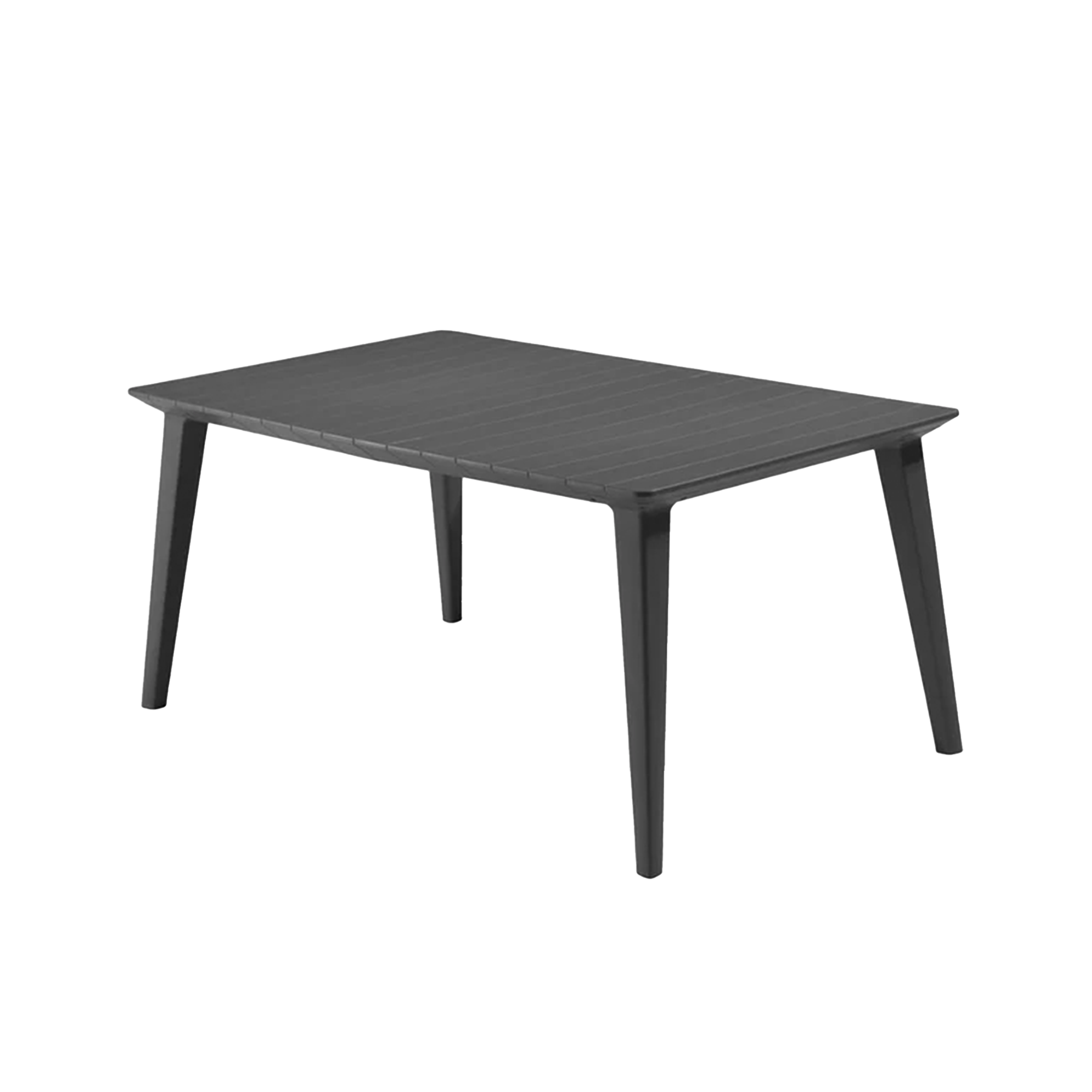 Lima Outdoor Dining Table 1.6m - Graphite - Image 1