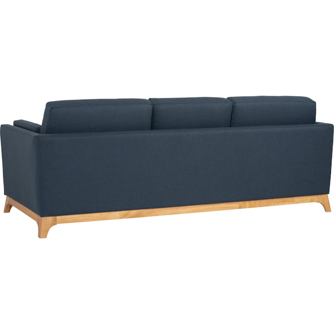 Elijah 3 Seater Sofa - Navy (Fabric) - 4