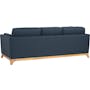 Elijah 3 Seater Sofa - Navy (Fabric) - 4