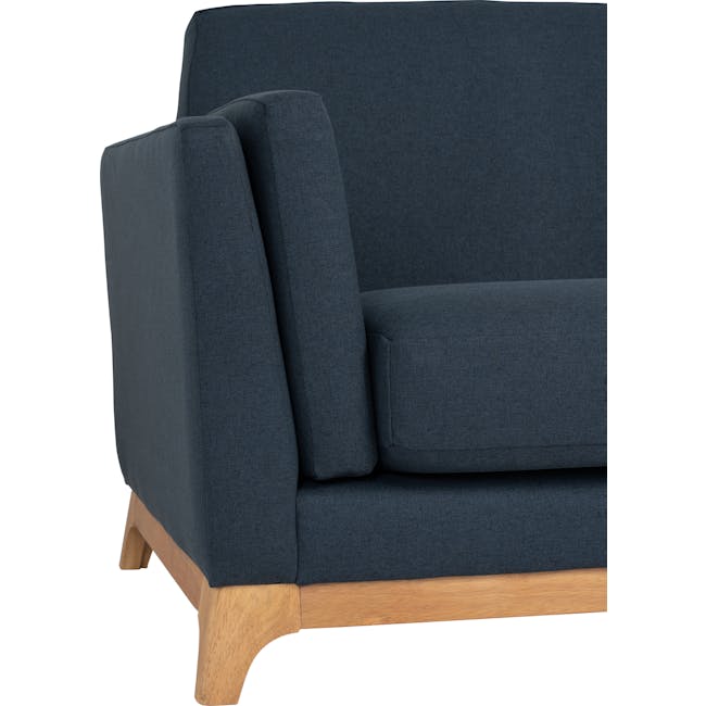 Elijah 3 Seater Sofa - Navy (Fabric) - 6