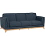 Elijah 3 Seater Sofa - Navy (Fabric) - 2